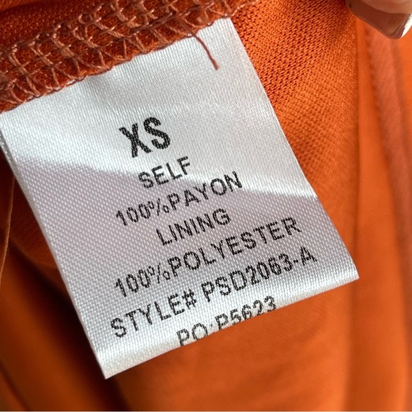 ROOLEE Brenton Maxi Dress XS  with Pockets in Rust - Picture 6 of 6